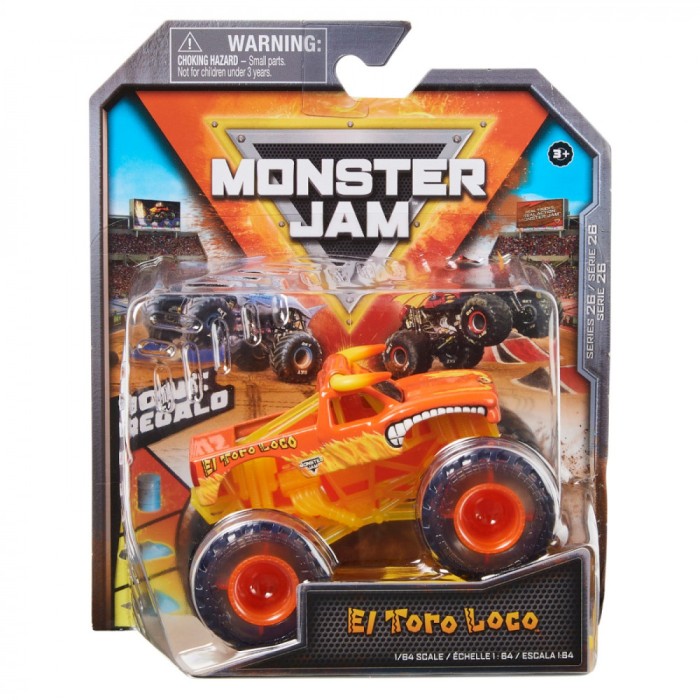 MONSTER JAM MASINUTA METALICA EL TORO LOCO SCARA 1 LA 64 SuperHeroes ToysZone