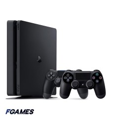 Consola Sony Playstation 4 Slim Ps4 500gb + Doua Controllere PlayStation 4, Second-Hand