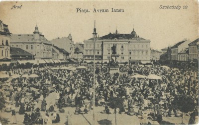 AMS# - ILUSTRATA/VEDERE PIATA AVRAM IANCU ARAD NECIRCULATA foto