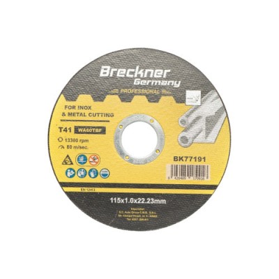 Panza disc flex pentru taiere inox T41 115x1.0x22mm Cod: BK77191 Automotive TrustedCars foto