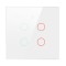 Intrerupator inteligent cu touch Tuya, Life Smart, Wi-Fi, cu sau fara nul, 4 canal, 10A, Sticla securizata, Alb @SmartWiz smw26