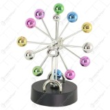 Perpetuum mobile cu bile colorate din plastic 17&times;22 CM