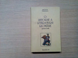 O ISTORIE A LITERATURII ROMANE - (I) - M. Tanasescu (autograf) - 2009, 502 p.