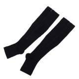 Sosete FOXMAG24 cu fermoar pentru stimularea circulatiei, culoarea negru, L/XL