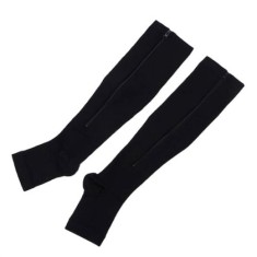 Sosete FOXMAG24 cu fermoar pentru stimularea circulatiei, culoarea negru, L/XL