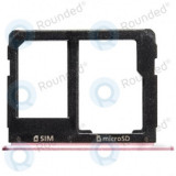 Tava Samsung Sim + cititor MicroSD roz GH98-38665D