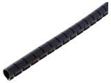 &Icirc;nfăşurare spiralată 10mm polipropilenă neagră 8mm