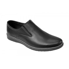Pantofi barbati casual din piele naturala negru - 330ELN