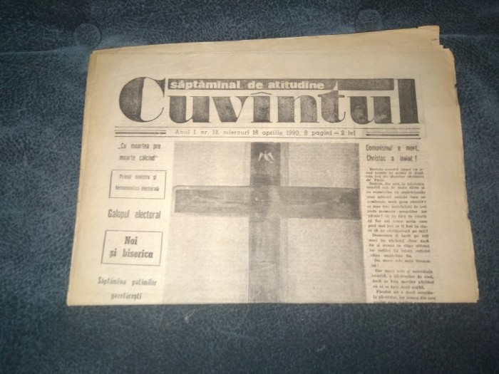 REVISTA CUVANTUL 18 APRILIE 1990