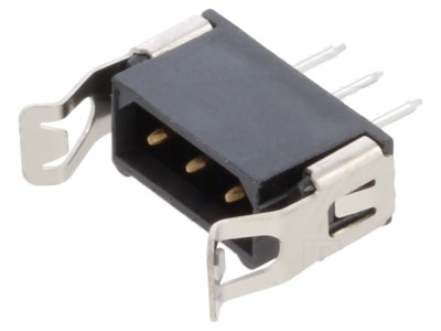 Conector tată PCB-cablu 3 pini THT foto