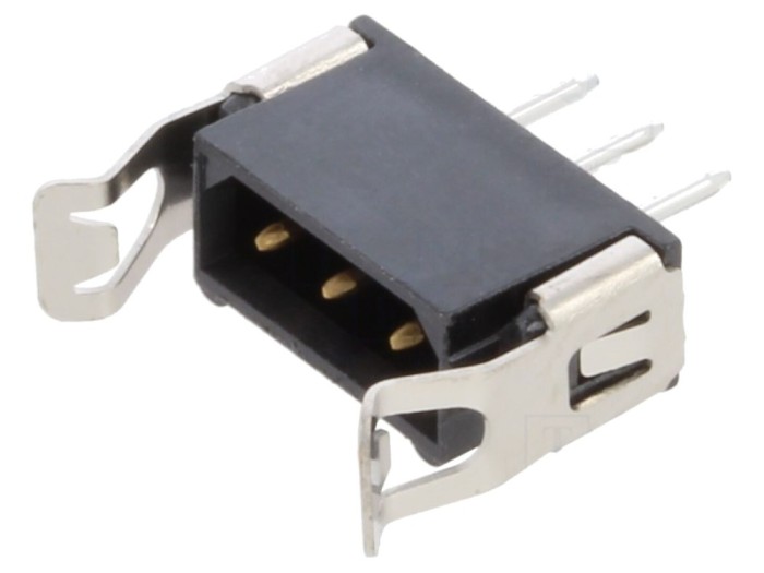 Conector tată PCB-cablu 3 pini THT