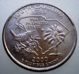 7.230 USA SUA SOUTH CAROLINA QUARTER DOLLAR 2000 P XF, America de Nord