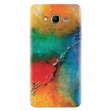Husa silicon pentru Samsung Grand Prime, Colorful Wall Paint Texture