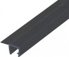 Profil etanșare duș Kerra F UP F 6/8, 2m, sticlă 6-8mm, negru - garnitură ușă duș