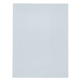 Mapă Plastic, Fancy, Elastic, Culoare Gri Bleu, Dimensiuni 23.5x32cm, Oem