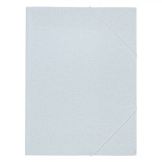 Mapă Plastic, Fancy, Elastic, Culoare Gri Bleu, Dimensiuni 23.5x32cm