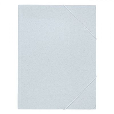 Mapă Plastic, Fancy, Elastic, Culoare Gri Bleu, Dimensiuni 23.5x32cm foto