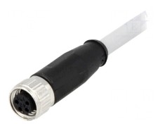 Conector M8 Mamă 4 PIN cu Cablu 2m PVC