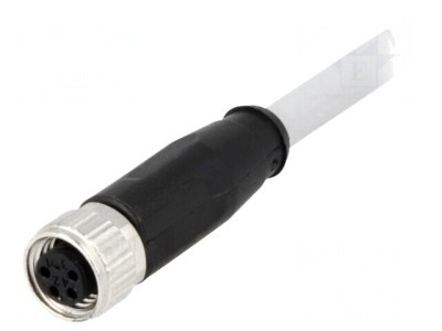 Conector M8 Mamă 4 PIN cu Cablu 2m PVC foto