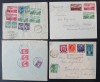 ROMANIA-1936/41-lot 4 plicuri- circulate, Stampilat