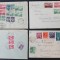 ROMANIA-1936/41-lot 4 plicuri- circulate