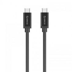 Cablu de date Orico XC-G2-10-BK USB-C - USB-C 1m Negru foto