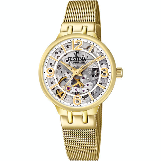 Ceas Dama, Festina, Automatic Skeleton F20580/1 - Marime universala