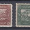 ROMANIA 1906 EXPOZITIUNEA GENERALA BUCURESTI SET 4 VINIETE BRUN LIPSA GUMA