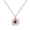 Colier cu pandantiv argint 925 MBrands care proiecteaza cuvantul &quot; Te Iubesc&quot; in 100 de limbi Rose Gold