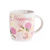 Cumpara ieftin Cana portelan in cutie cadou Hortensii &Oslash; 8,5 cm x 9 H, 350 ml