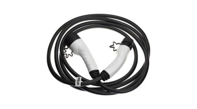 VHBW Cablu de &amp;icirc;ncărcare pentru mașină electrică, hibridă plug-in - cablu tip 2 la tip 2, monofazat, 32 A, 7 kW, 5 m foto
