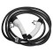 VHBW Cablu de &icirc;ncărcare pentru mașină electrică, hibridă plug-in - cablu tip 2 la tip 2, monofazat, 32 A, 7 kW, 5 m