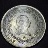 Austria 20 kreuzer 1809 A/ Viena argint Francisc l
