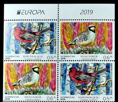 AZERBAIJAN 2019 EUROPA CEPT - PASARI 2 serii din carnet MNH** foto