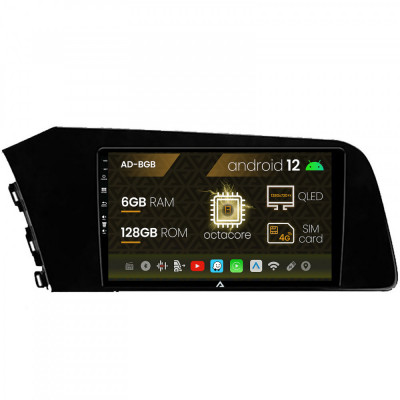 Navigatie Hyundai Elantra (2020-Prezent), Android 12, B-Octacore 6GB RAM + 128GB ROM, 9Inch - AD-BGB9006+AD-BGRKIT227 foto