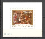 Romania.1969 Pictura-Bl. XR.608