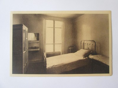 Carte postala necirculată Paris-Spitalul militar Foch,salon ptr.bolnavi anii 20 foto