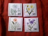Serie Germania - Berlin west 1980 - Flora , 4 valori