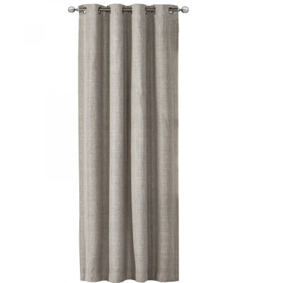 Draperie Elfie Opac cu inele Jemidi, 140 x 245 cm, Gri, Poliester, 55279.25.01 foto