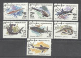 Madagascar 1993 Fishes, used M.085, Stampilat