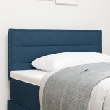 VidaXL Cap de pat LED Design Linii Albastru 80 cm Țesătură