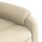 Fotoliu rabatabil, crem, material textil - 8