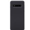 Huse silicon antisoc cu microfibra interior Samsung S10 Plus , S10+ , Negru