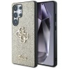 Husa pentru Samsung Galaxy S25 Ultra - Guess Glitter Script Big 4G Logo (GUHCS25LHG4SGD) - Gold