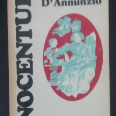 myh 22s - GABRIELE D'ANNUNZIO - INOCENTUL - ED 1983