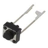 Microintrerupator, 6x6mm, OFF-(ON), SPST-NO, OMRON OCB, B3F6020, T156517