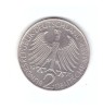 Moneda Germania 2 mark/marci 1970 J, Max Planck, cu luciu, Europa, Cupru-Nichel