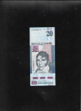 Bancnota Guatemala 20 Quetzales 2020, Seria 23171621 UNC, Comemorativa