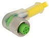 Cablu Conectare Murr Elektronik M12 Mama 3 Pini 10m IP67 Galben PUR