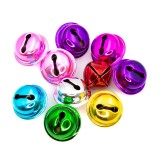 Clopotei colorati din plastic pentru activitati crafts,15 mm,10 bucati set
